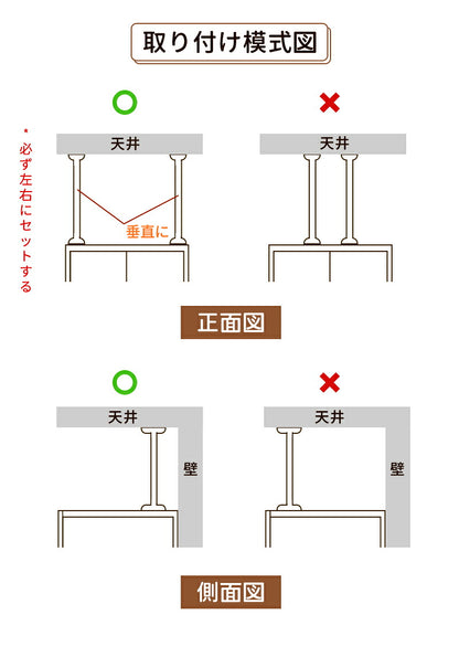 家具転倒防止突っ張り棒 2本組　取付高さ50~280cm 地震　家具 転倒防止　ホワイト　伸縮棒 地震ポール　地震対策 予防 つっぱりポール つっぱり棒 突っ張り棒 安心 工具不要 簡単設置 ネジ クギ 不要　防災用品　長さ調整可