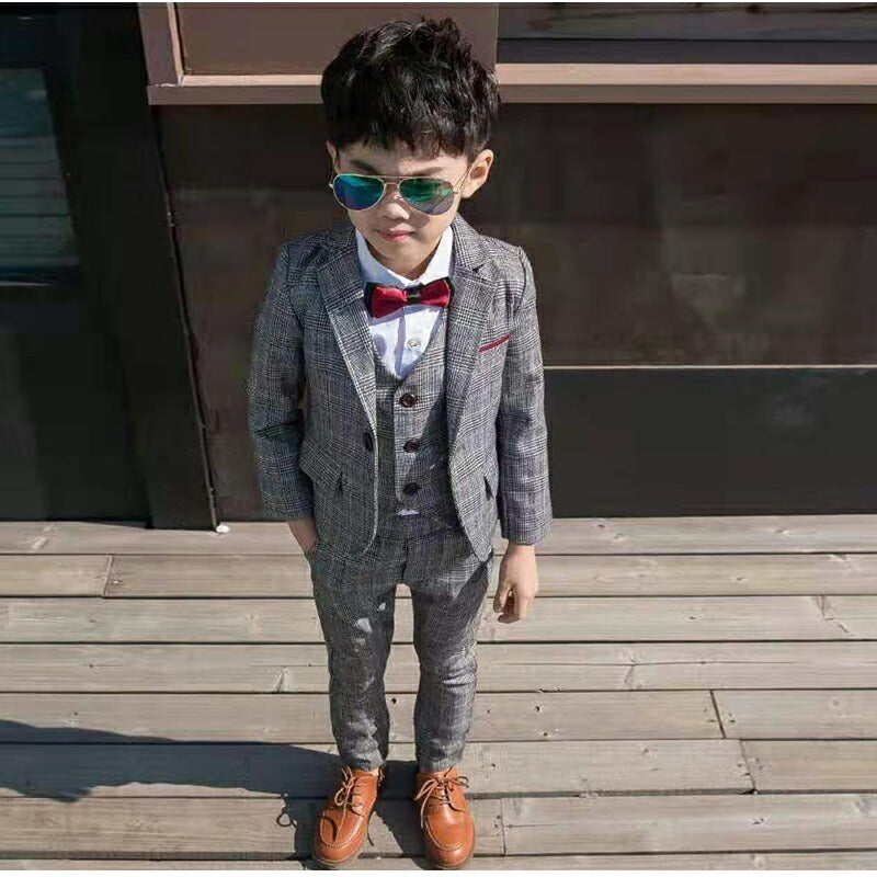 子供 スーツ 6点セット 卒業式 スーツ 男の子 長袖 上下セット フォーマル 入園式 入学式 人気 アクセサリ付き 結婚式 高品質 おしゃれ フォーマル スーツ ジャケット 男の子スーツ フォーマルスーツ ジュニア