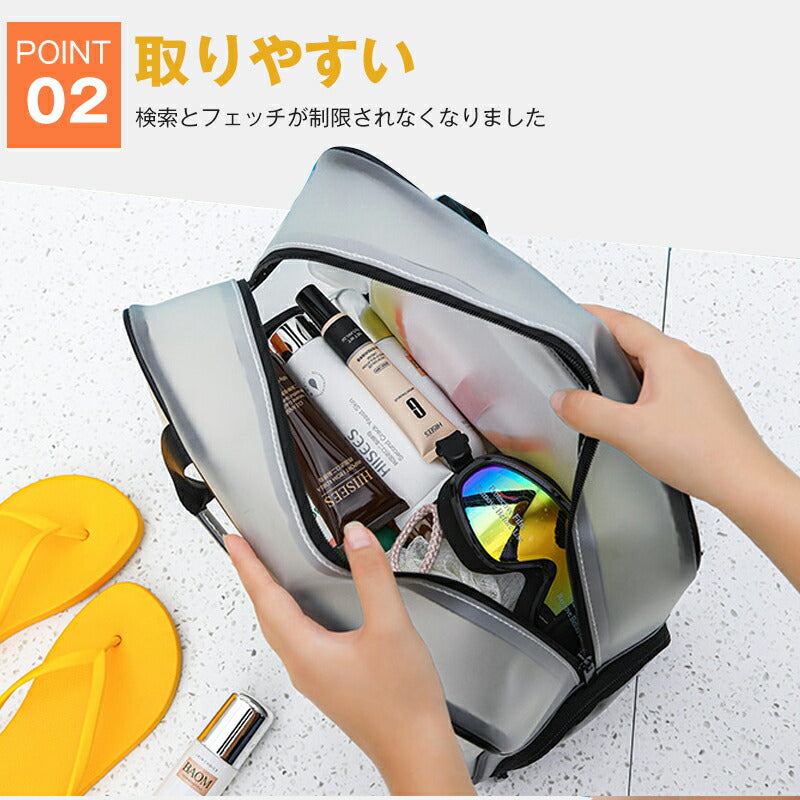 プールバッグ スイミングバッグ 子供 レディース 防水 透明 スイムバッグ 水泳バッグ キッズ 男の子 女の子 トートバッグ 子供 大人兼用 かばん スイミングpoolbag-001