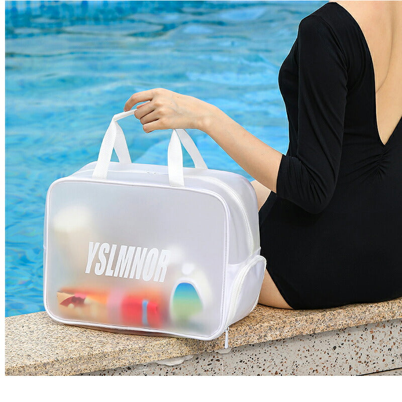 プールバッグ スイミングバッグ 子供 レディース 防水 透明 スイムバッグ 水泳バッグ キッズ 男の子 女の子 トートバッグ 子供 大人兼用 かばん スイミングpoolbag-001