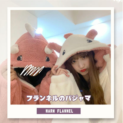 着ぐるみ パジャマ 恐竜 パジャマ レディース 冬 秋 ルームウェア モコモコ パジャマ ワンピース パジャマ 着ぐるみ パジャマ レディース 大人用 ワンピース 秋 冬 学生 お祭り イベント 可愛い 高校生 娘 プレゼント