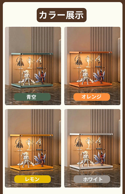 フィギュアケース 収納 高品質  ケース ボックス コレクションケース コレクションケース コレクション ボックス クリアケース 透明展示ケース 積み重ね可能 組み立て式 透明 アクリル コレクションボックス アクリルケース