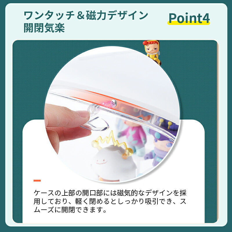 収納 高品質 コレクション ボックス コレクションケース クリアケース 透明展示ケース 積み重ね可能 扉付き 組み立て式 透明 アクリル ケース ボックス コレクションケース コレクションボックス