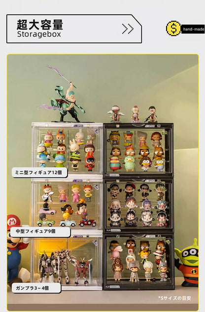 フィギュアケース 収納 コレクション ボックス 高品質 コレクションケース クリアケース 透明展示ケース 積み重ね可能 扉付き 組み立て式 透明 アクリル ケース ボックス コレクションケース コレクションボックス アクリルケース