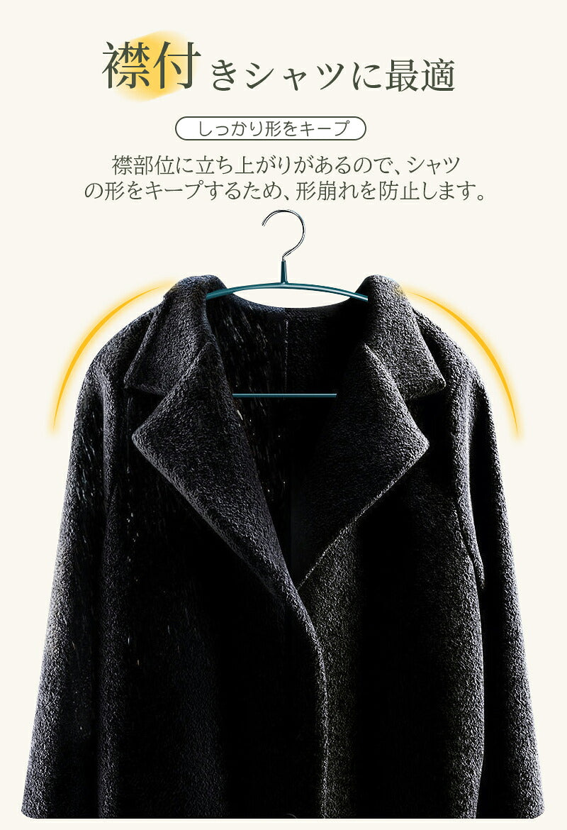 すべらない ハンガー 30本セット 多機能すべらない 滑り止め PVCコーティング 防水 型崩れ防止 肩 跡がつかない 型くずれしにくい すべりにくい 物干し スリム お洒落着 コート 収納 おしゃれ スリム PVC特殊ラバー加工 洗濯 衣類