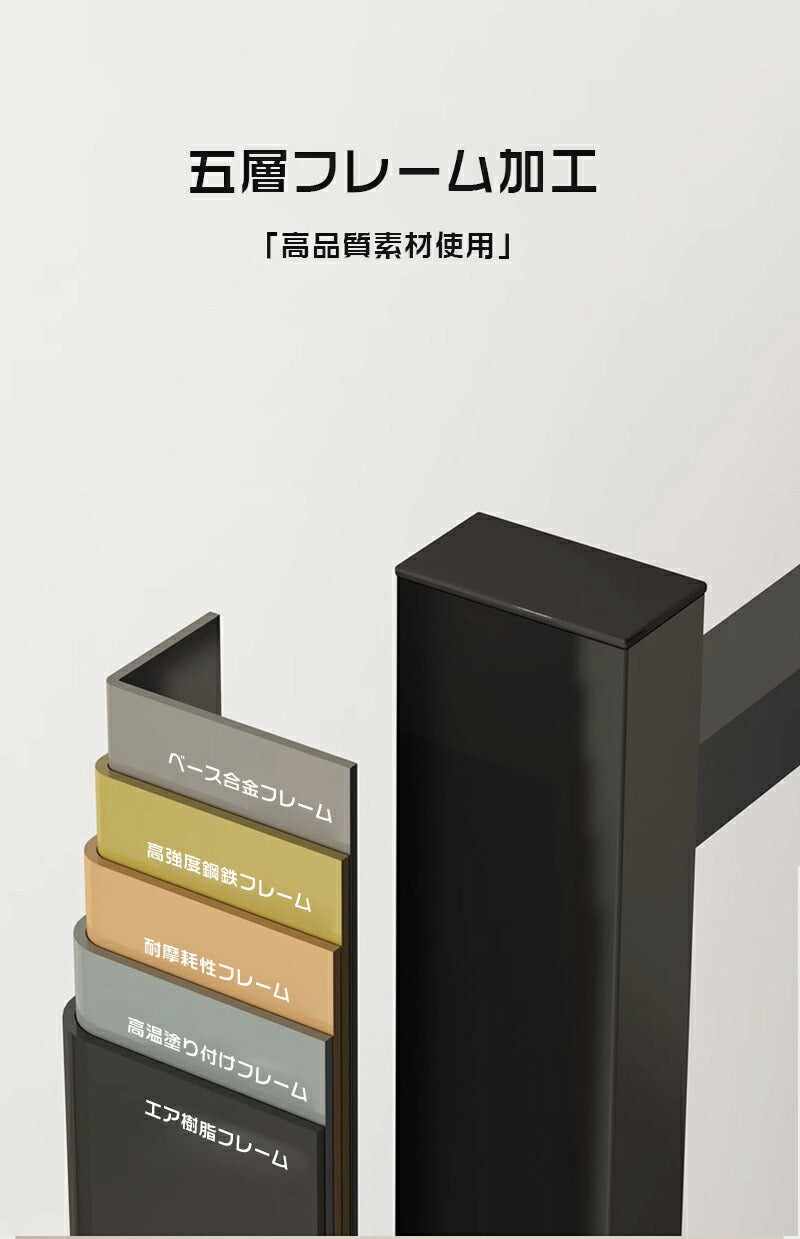 ワードローブ カバー付き 大容量 オックスフォード布 クローゼット ハンガーラック 折り畳み式 衣類収納ラック 省スペース 防水 防塵 防汚 耐用