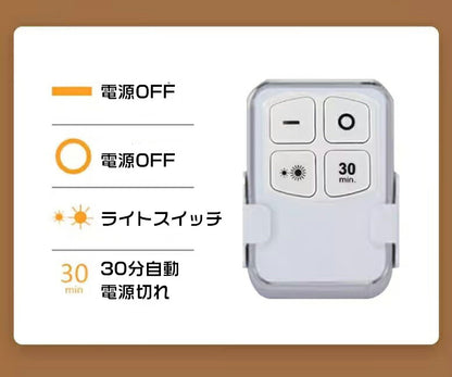 【単独販売不可】照明ライト 貼り付け可能 リモコン操作 LEDコレクションケース用 乾電池別売り