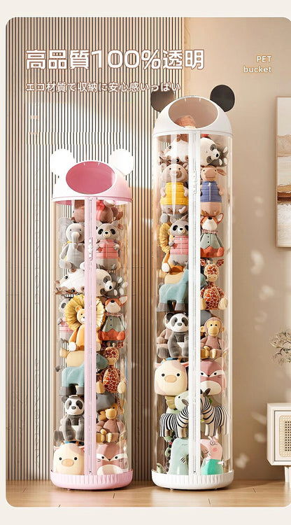 ぬいぐるみ 収納 収納ボックス 収納ケース ディスプレイ コレクションケース 収納ケース 収納ボックス コレクション ぬいぐるみ 収納式ポケット おしゃれ 収納ケース ビニール 大容量 収納 見せる収納 小物