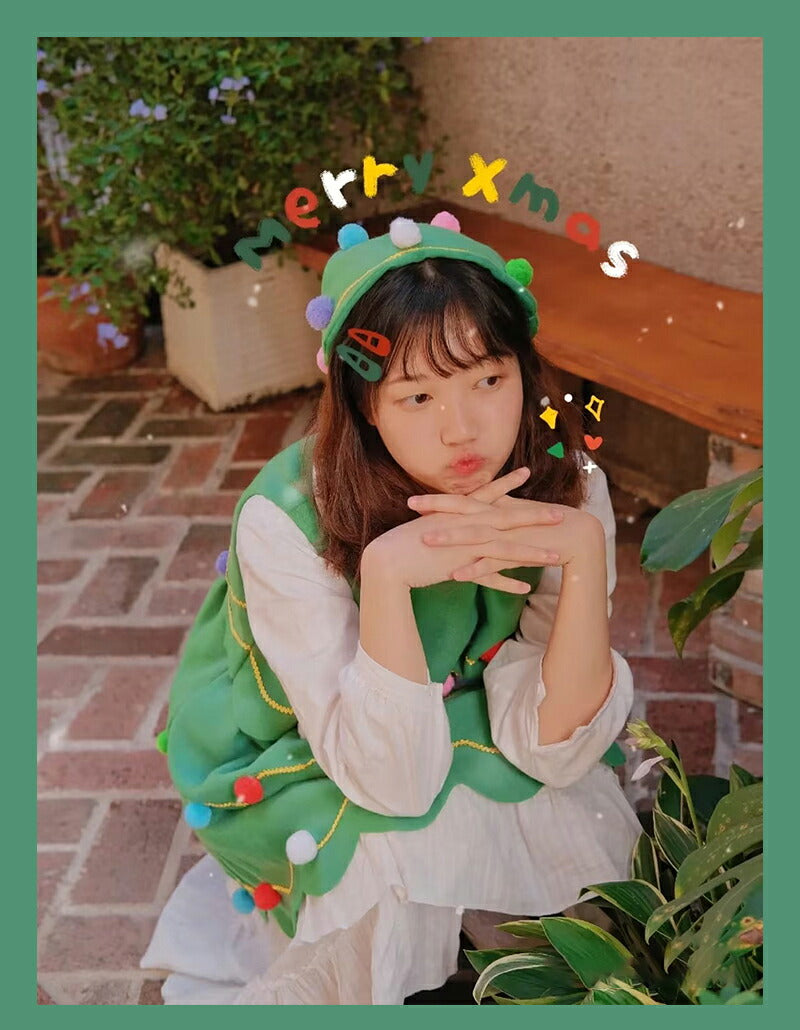 クリスマス コスプレ ベビー キッズ サンタクロース サンタ 子供 衣装 コスチューム ツリーワンピース 衣装 子供 子ども サンタ服 女の子 3点セット 長袖 防寒 ケープ付き クリスマス衣装 ワンピース マント 誕生日 ギフト