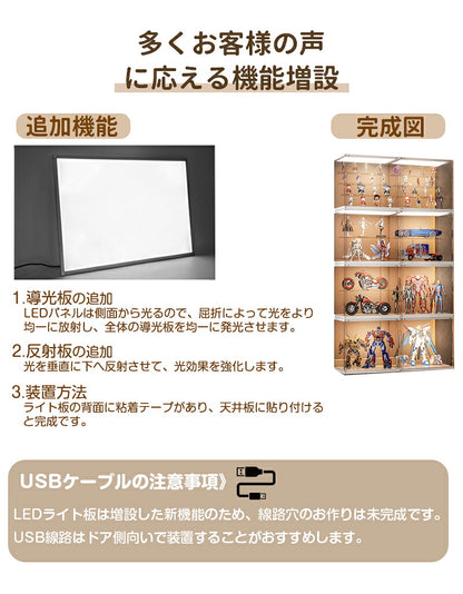 フィギュアケース 収納 高品質 コレクションケース コレクション ボックス クリアケース 透明展示ケース 積み重ね可能 扉付き 組み立て式 透明 アクリル  コレクションケース コレクションボックス アクリルケース