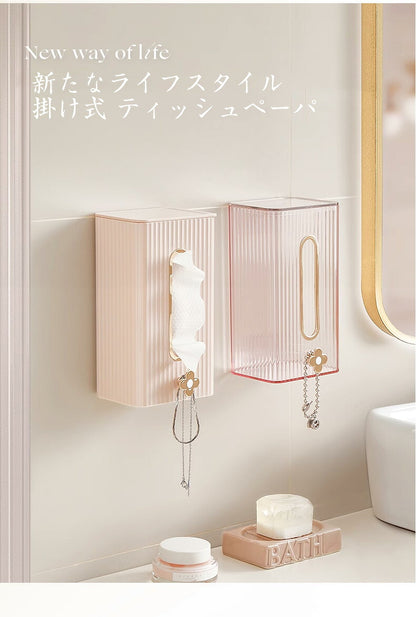 ティッシュケース ふた付き 掛け式 ケース ティッシュペーパーケース ティッシュボックス 便利グッズ 清潔 収納 省スペース 雑貨 ティッシュケース ティッシュカバー ティッシュペーパーケース  コンパクト ティッシュボックスケース
