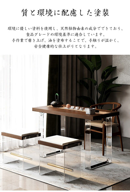センターテーブル リビングテーブル アッシュ材 ローテーブル アクリル製脚立 北欧 松木 アッシュ ダイニング テーブル お茶 100％木製 無垢 新生活 カフェテーブル ウッドテーブル 高品質 高級感 幅80/140cm