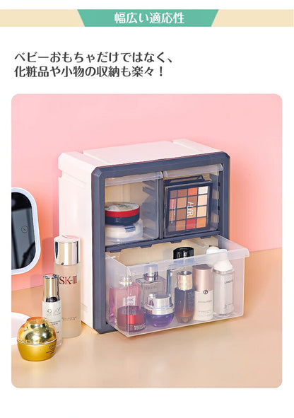 コレクションケース ブロック収納ボックス 収納 ケース おもちゃ箱 おもちゃ収納 子供用 レゴ ブロック 積み重ね  収納ボックス 収納ケース 仕切り 蓋付き キッズ 大容量 子供 レゴ収納ケース お片付け 知育家具