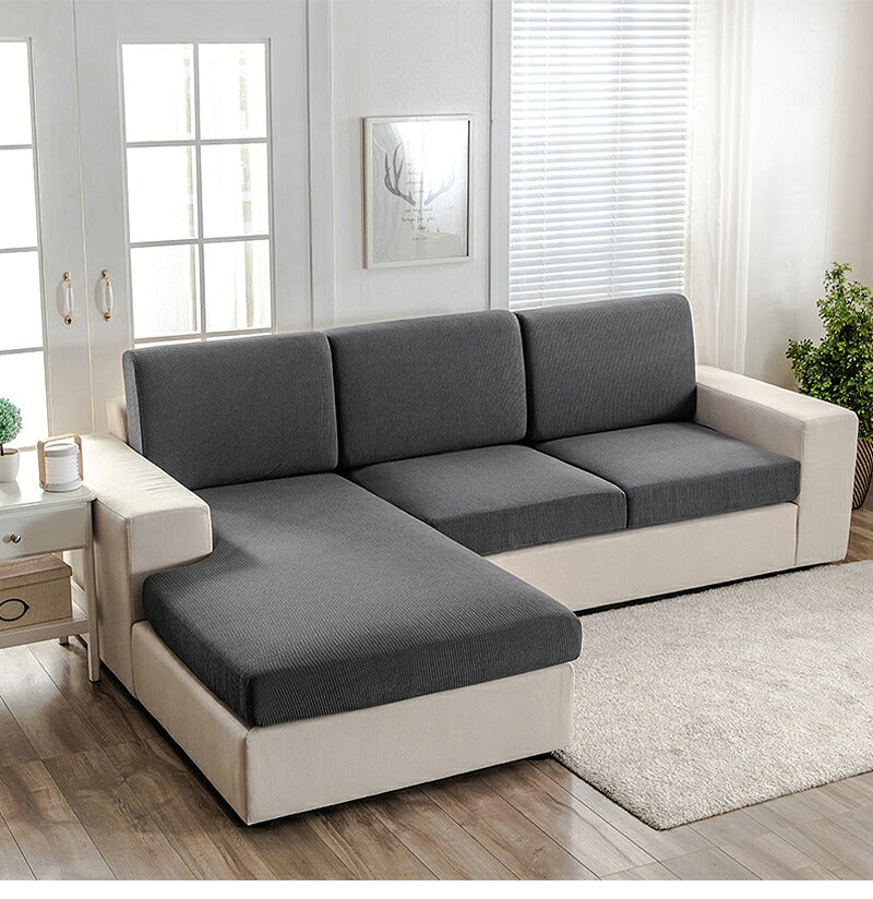 ソファーカバー ストレッチ ソファー座面カバー 1/2/3/4人掛け ぴったり 伸びる フィット 伸縮 柔らかい 傷防止 肌触りいい ソファークッションカバー マルチカバー 洗える 通気性 耐久性 オールシーズン インテリア ソファー座面
