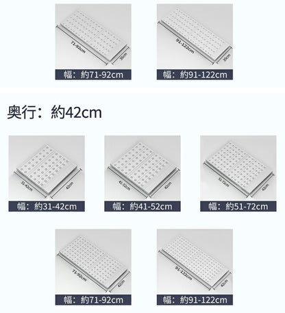 クーポンで【最安 1,069円～/1点】突っ張り棚 ラック 突っ張り スリム 伸縮棚 おしゃれ つっぱり棚 洗面所 トイレ 丈夫 クローゼット 棚 収納 収納棚 伸縮 超強力 奥行 24 35 42 cm 幅 31 - 122 cm 耐荷重  シンプル 壁面収納 工具不要 シンク下 ランドリーラック