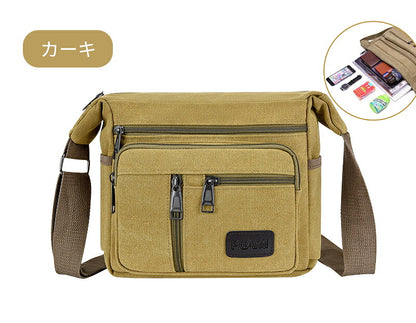 ショルダーバッグ メンズ 肩掛けカバン カバン 肩掛け 斜めがけ キャンバス 通勤 通学 肩がけ 大きめ 父の日 実用 大容量 軽い かっこいい 横型 2way 帆布 肩掛けショルダーバッグ 斜め掛け 肩掛けバッグ 肩掛け鞄 PC