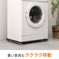 置き台 キャスター 冷蔵庫 洗濯機 2個セット 滑り止めマット 調節可能 伸縮式 長さ調節 防水 ランドリー収納 引っ越しmount-003