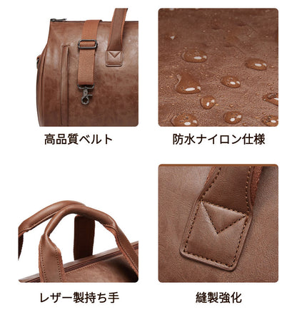 ガーメントバッグ スーツカバー 靴収納 防水 防塵 型くずれ防止 シワ防止 ビジネス 持ち運び ショルダー 出張 旅行 スーツ収納 大容量 旅行 ビジネス ジム ゴルフ バッグ 冠婚葬祭 男女兼用 メンズ レディース ショルダーバッグ 出張/就活/スポーツ/ジム