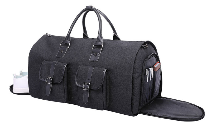 ガーメントバッグ スーツカバー 靴収納 防水 防塵 型くずれ防止 シワ防止 ビジネス 持ち運び ショルダー 出張 旅行 スーツ収納 大容量 旅行 ビジネス ジムgarment-bag-03