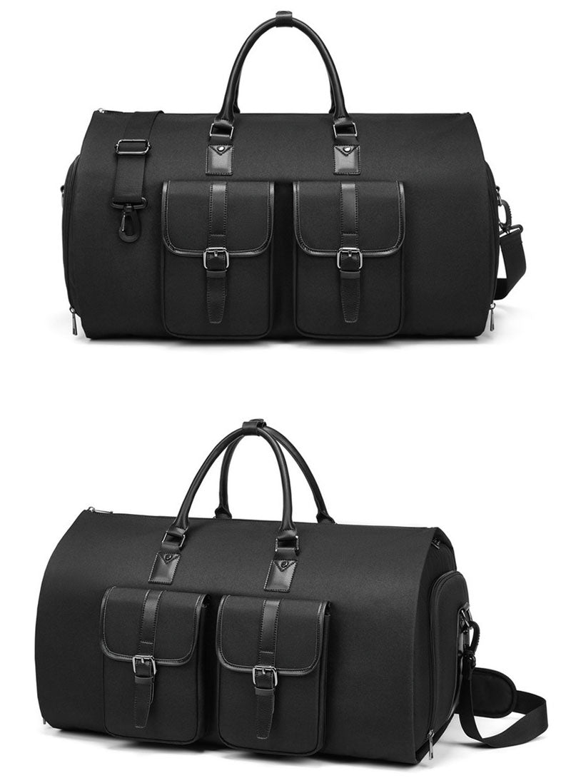 ガーメントバッグ スーツカバー 靴収納 防水 防塵 型くずれ防止 シワ防止 ビジネス 持ち運び ショルダー 出張 旅行 スーツ収納 大容量 旅行 ビジネス ジムgarment-bag-03