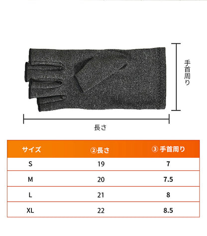 手指サポーター 着圧 手袋サポーター 手首 手指 サポート バネ指 関節炎 手首固定 腱鞘炎 親指 サポーター 固定 手用サポーター 圧縮 マッサージ 指なし 手首サポーター ハーフフィンガー スポーツ パソコン グローブ 引き締め オールシーズン