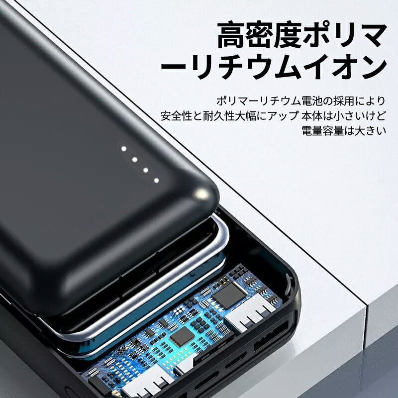 モバイルバッテリー 大容量 軽量 小型 薄型 充電 バッテリー 携帯充電器 持ち運び 充電器 スマホ  アンドロイド アイフォン 大容量モバイルバッテリー 20000mAh iPhone  Android 対応 急速充電器 pse認証 防災 停電