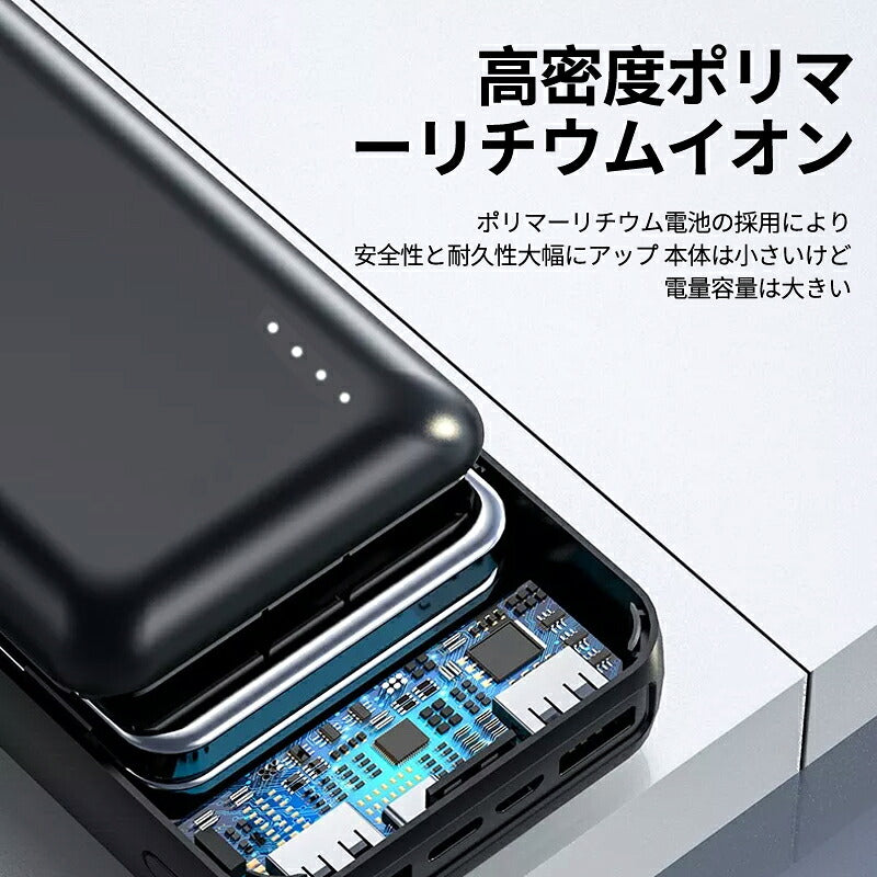モバイルバッテリー 大容量 軽量 小型 薄型 充電 バッテリー 携帯充電器 持ち運び 充電器 スマホ  アンドロイド アイフォン 大容量モバイルバッテリー 20000mAh iPhone  Android 対応 急速充電器 pse認証 防災 停電