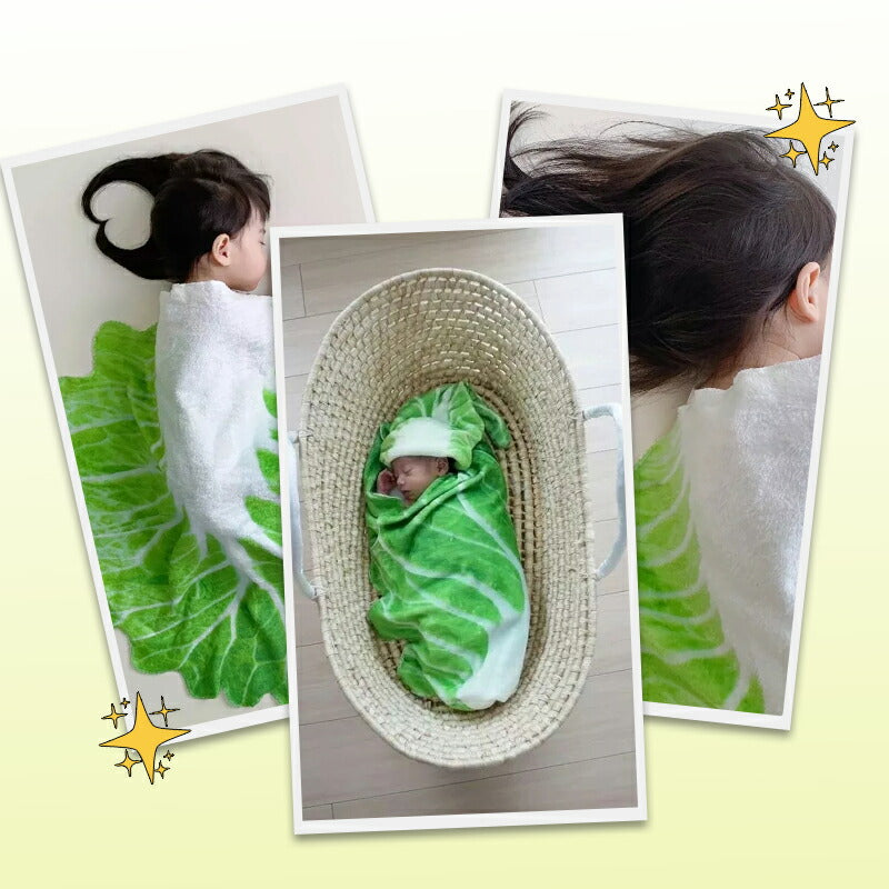 【INSで大人気】おくるみ ベビー 新生児 白菜型 ブランケット 秋 冬 帽子付き 85*85cm 120*120cm 大きいサイズ かわいい おしゃれ スイカ オレンジ 食物 出産祝い 記念撮影 毛布 ベビータオル 寝かしつけ おもしろ 赤ちゃん ギフト 野菜