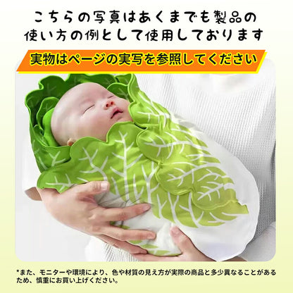 【INSで大人気】おくるみ ベビー 新生児 白菜型 ブランケット 秋 冬 帽子付き 85*85cm 120*120cm 大きいサイズ かわいい おしゃれ スイカ オレンジ 食物 出産祝い 記念撮影 毛布 ベビータオル 寝かしつけ おもしろ 赤ちゃん ギフト 野菜