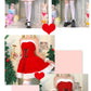 サンタコス セクシー レディース 大人  3点セットノースリーブ 膝丈  サンタ コスプレ ワンピース レディース クリスマス 衣装 女性 コスプレサンタ ワンsanta-001