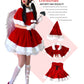 サンタコス セクシー レディース 大人  3点セットノースリーブ 膝丈  サンタ コスプレ ワンピース レディース クリスマス 衣装 女性 コスプレサンタ ワンsanta-001