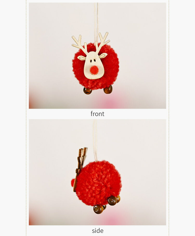 クリスマスオーナメント クリスマス 飾り 3type サンタ クリスマスツリー 飾り付け オーナメント 鈴 リース christmas ornaments 装飾christmas-001