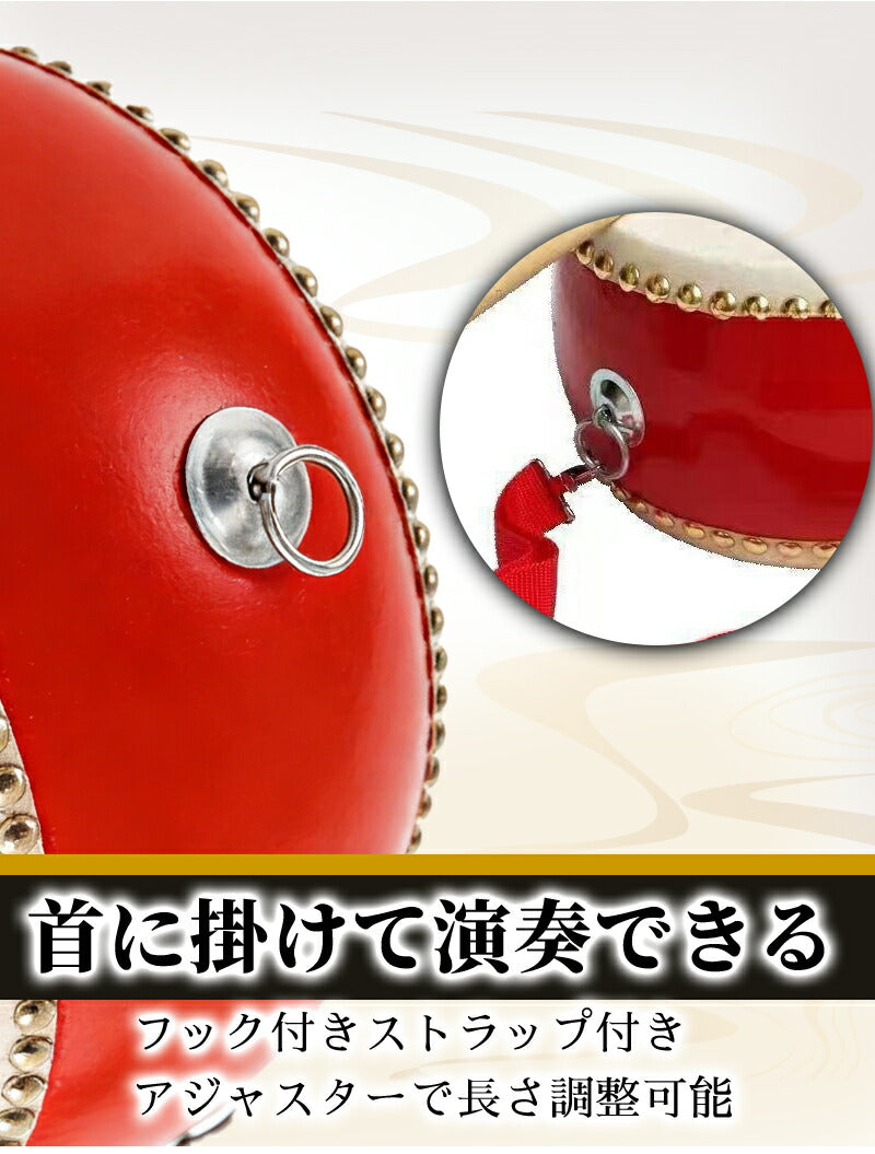 和太鼓セット 牛皮張 太鼓 太鼓セット 牛革 パーカッション 3インチ～10インチ キッズパーカッション 標準サイズ マーチング 演奏会 打楽器 お遊戯会 バチ 練習 盛り上げ 和太鼓 演奏 子供用