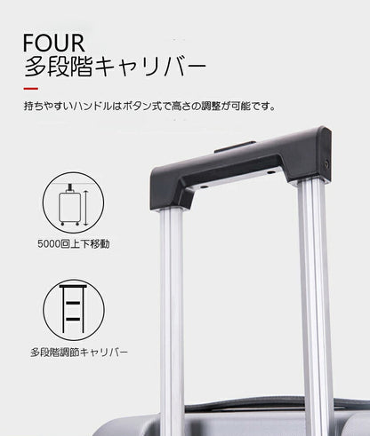 スーツケース フロントオープン 機内持ち込み レディース マカロン色 Sサイズ ファスナータイプ 前ポケット キャリーケース 軽量 トップオープン 前開き キャリーバッグ 小型 ビジネス 出張 旅行 メンズ おしゃれ かわいい 軽量