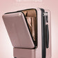スーツケース Sサイズ キャリーケース フロントオープン キャリーバッグ 機内持ち込み トランクケース ファスナータイプ 前ポケット トップオープン 前開き 静音 軽量 ビジネス 1-3日用 大容量 多収納ポケット出張 旅行 修学 海外 おしゃれ かわいい 5カラー選ぶ