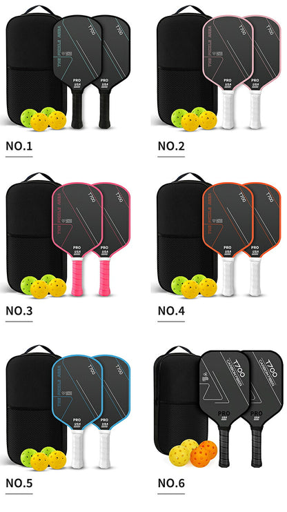 ピックルボール パドル ピックルボール ラケット セット ラケット×2本 ボール×4個 収納バッグ×1個 初心者 中級者 上級者 ピックルボールラケット パドルセット 軽量 スポーツ アウトドア レジャー 家族