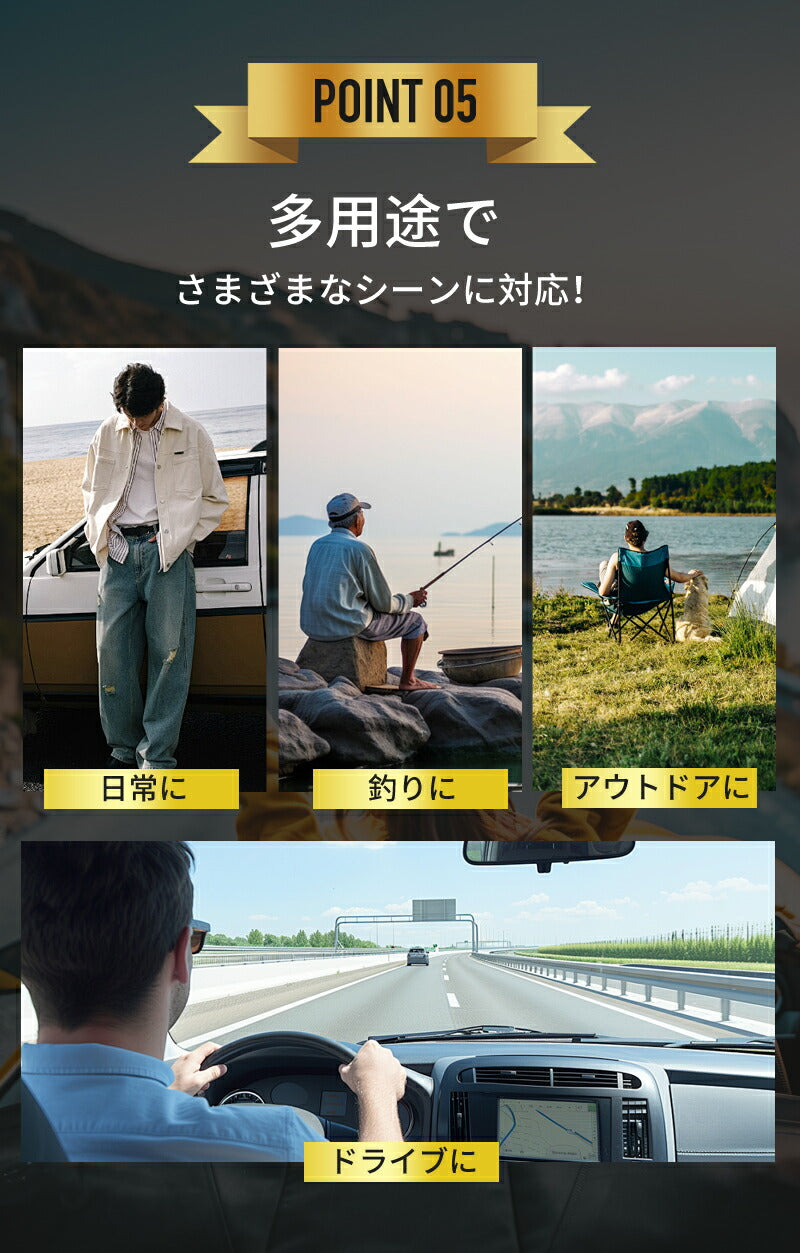 眼鏡 偏光 メガネ 調光 サングラス メンズ 偏光サングラス スポーツサングラス ドライブ 釣り UVカット glasses-001