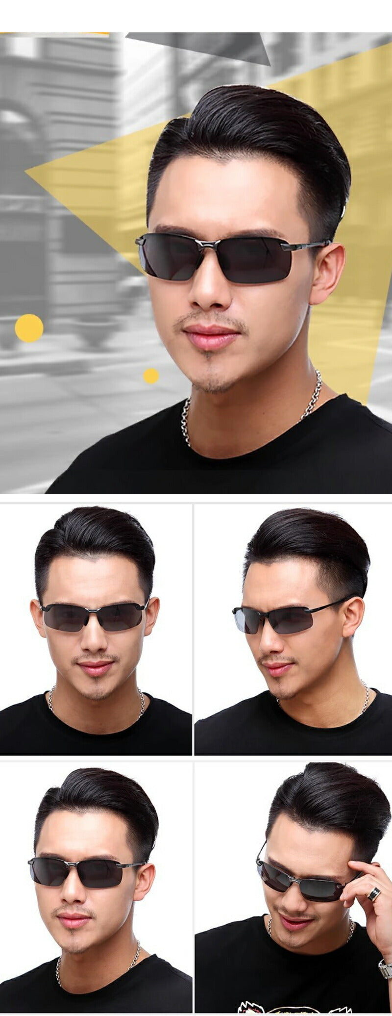 眼鏡 偏光 メガネ 調光 サングラス メンズ 偏光サングラス スポーツサングラス ドライブ 釣り UVカット glasses-001