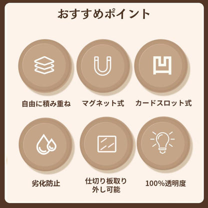 フィギュアケース 収納 高品質 背面ミラー コレクションケース コレクションボックス クリアケース 透明展示ケース 積み重ね可能 扉付き 組み立て式 透明 ケース 3段 3階 ボックス アクリルケース  アクリル