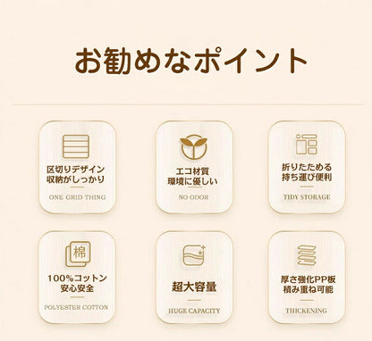 【3点セット】収納ボックス 衣類収納 区切り 収納ケース ボックス 蓋付き S M サイズ 衣類収納袋 布 布製 折りたたみ 大容量 フタ付き おしゃれ 省スペース コンパクト 押し入れ 整理 洋服収納ボックス 前開き 布団 おもちゃ 衣類収納