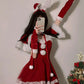 サンタ コスプレ セクシー 兎耳 うさぎ ウサギ 6点セット バニー バニーガール カチューシャ クリスマス サンタコス 大人 コスチューム レディース サンタクロース パーティ クリスマスコスチューム ミニスカサンタ パーティー 余興
