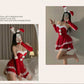 サンタ コスプレ セクシー 兎耳 うさぎ ウサギ 6点セット バニー バニーガール カチューシャ クリスマス サンタコス 大人 コスチューム レディース サンタクロース パーティ クリスマスコスチューム ミニスカサンタ パーティー 余興