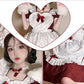 メイド服 コスプレ 猫 ネコ耳 かわいい フリル セクシー 赤 ブラック ゆめかわ 大人 レディース バレンタイン エプロン スカート カチューシャ 白 黒 半袖  ワンピース 仮装 リボン ピンク 大きいサイズ 定番 S-5XL
