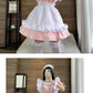 メイド服 メイド 服 6点セット コスプレ 可愛い 女の子 レディース メンズ 半袖 ロリータ ワンピース リボン 黒 ピンク ハロウィン 衣装 大きいサイズ クラシカル 定番 S-5XL ゴスロリ 男性ウケ かわいい 洋服