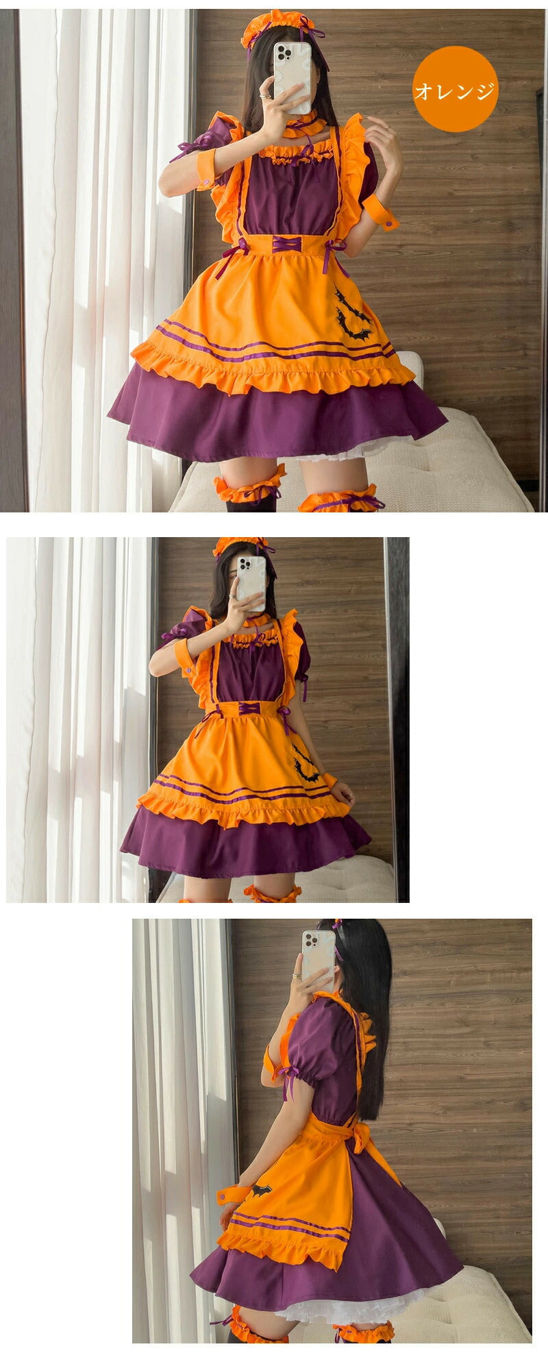 メイド服 メイド 服 6点セット コスプレ 可愛い 女の子 レディース メンズ 半袖 ロリータ ワンピース リボン 黒 ピンク ハロウィン 衣装 大きいサイズ クラシカル 定番 S-5XL ゴスロリ 男性ウケ かわいい 洋服