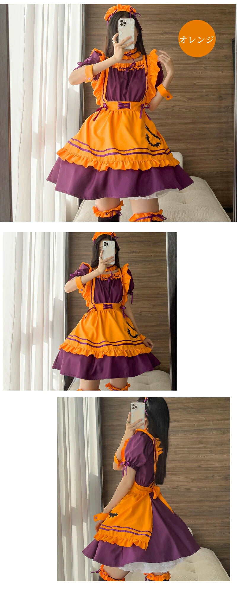 メイド服 メイド 服 6点セット コスプレ 可愛い 女の子 レディース メンズ 半袖 ロリータ ワンピース リボン 黒 ピンク ハロウィン 衣装 大きいサイズ クラシカル 定番 S-5XL ゴスロリ 男性ウケ かわいい 洋服