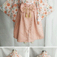 ベビー 袴 2ピース セパレート 和服 男の子 女の子 赤ちゃん 花柄 高級感 70cm 80cm 90cm 100日祝い お食い初め 初節句 お宮参り ひな祭kimono-01