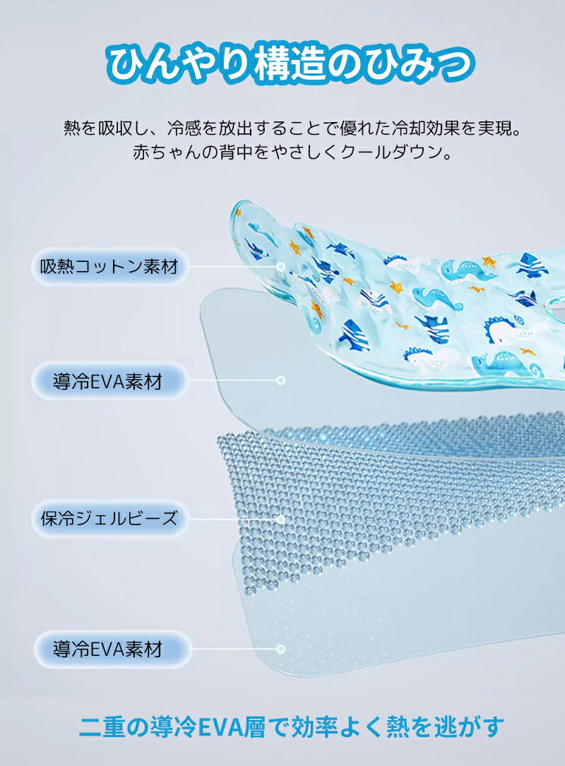 【電池不要】シート 保冷 チャイルドシート 接触冷感 ベビーカー 夏 暑さ対策 赤ちゃん 熱中症対策 クール 保冷ジェル ひんやりシート 冷感シート 保冷シート ベビーカーシート 冷感パッド ベビーシート ベビーシート 涼しい 子供 ジェル 自転車 洗える