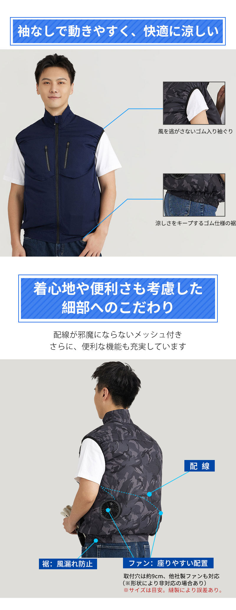 空調ベスト フルセット 空調ウェア 空調作業服 作業 服 20000mAhバッテリー モバイルバッテリー付き ファンベスト 空調扇風服 3段階強風 36h連続送風 エアコン服 UVカット UPF 50+ 建設作業 アウトドア 父の日