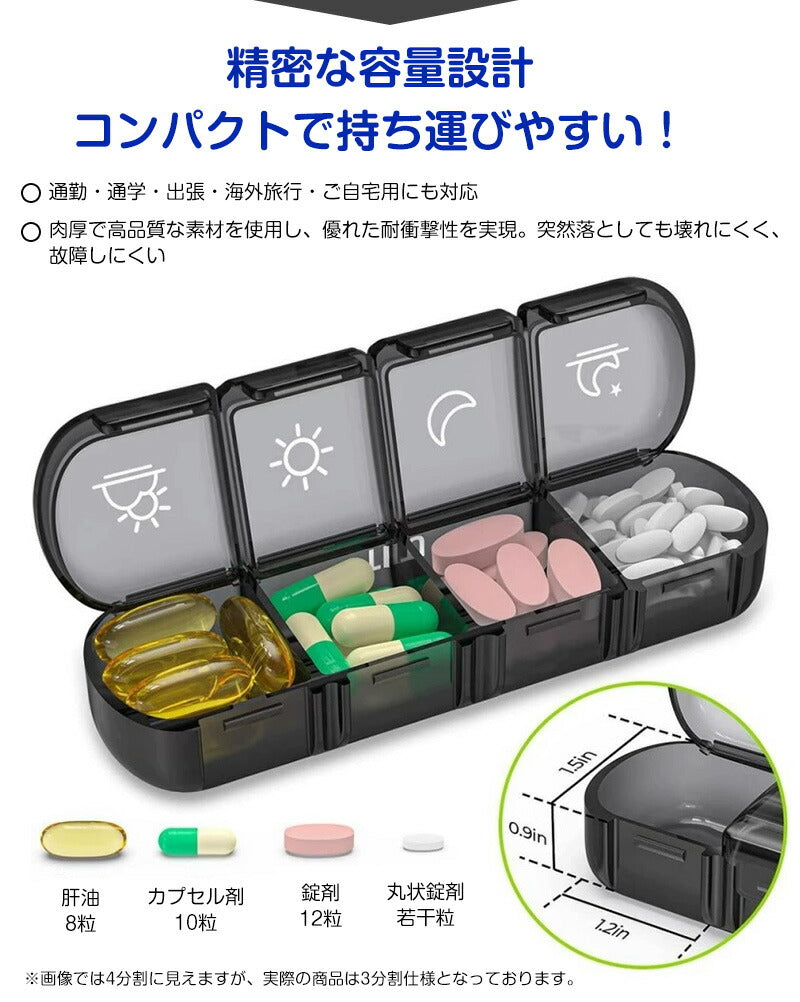 ピルケース 薬 薬ケース 大容量 1週間 朝昼晩 薬入れケース 携帯用 お薬ケース サプリケース 持ち運び サプリメントケース 薬入れ サプリメント 小型 1日3回 錠剤 仕切り コンパクト 大きめ 常備薬 ケース 飲み忘れ防止 持ち運び便利 高齢者 シンプル おしゃれ プレゼント